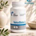 مکمل تقویت کننده پوست و مو سگ و گربهveto skinاز برند vet expert