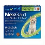قرص ضد انگل، کک و کنه نکس گارد اسپکترا سگ 7.5 تا 15 کیلوگرم – NexGard SPECTRA