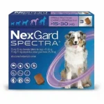 قرص ضد انگل، کک و کنه نکس گارد اسپکترا سگ 15 تا 30 کیلوگرم – NexGard SPECTRA
